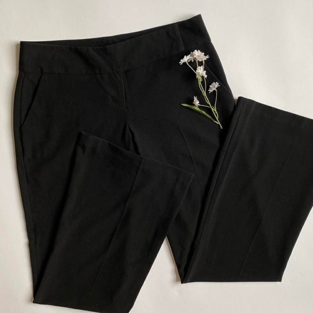 Y2K black low rise pants